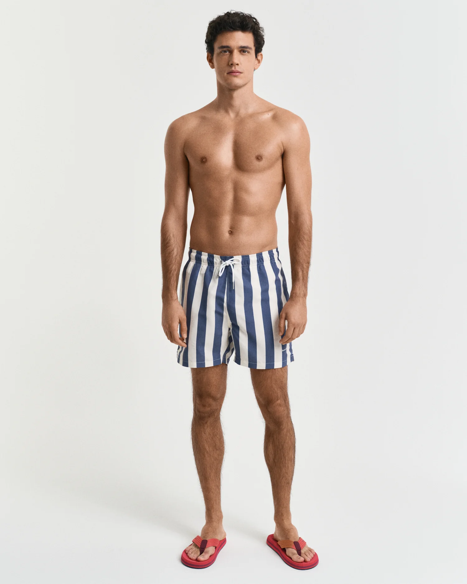 BLOCK STRIPE SWIM SHORTS - Image 7