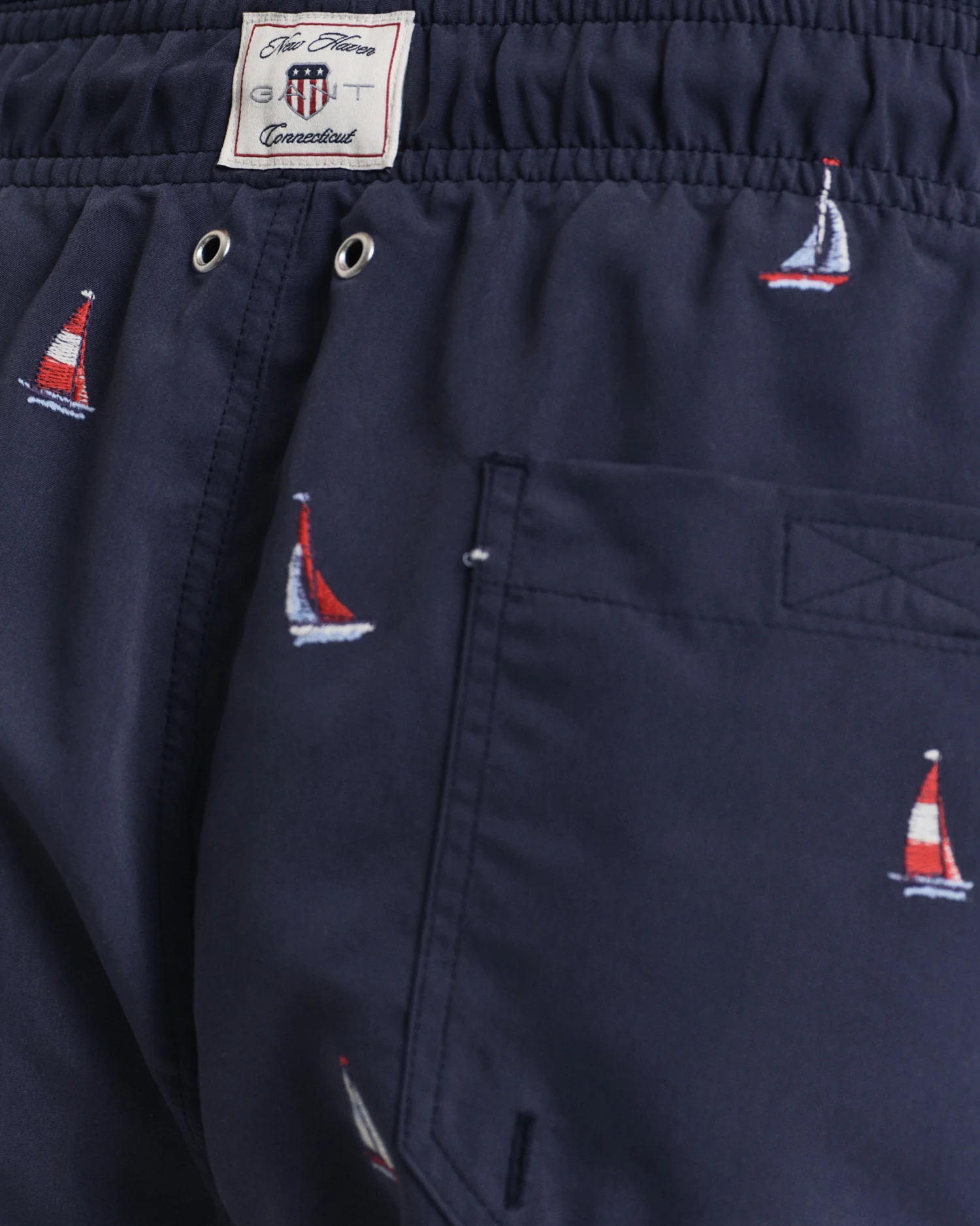 BOAT EMBROIDERY SWIM SHORTS - Image 5