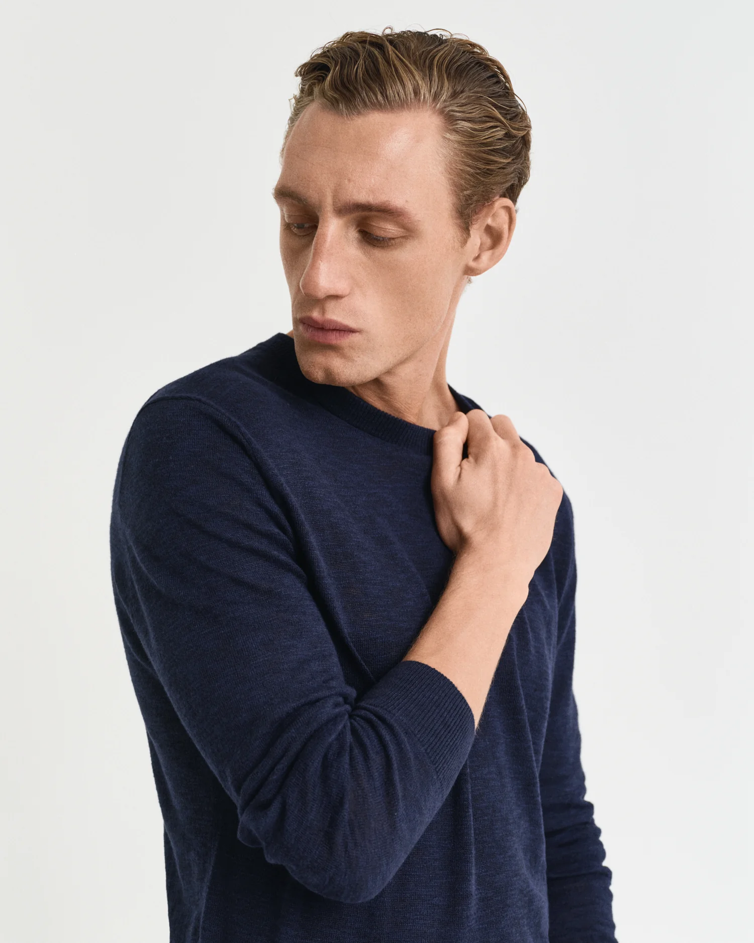 LINEN BLEND C-NECK - Image 3