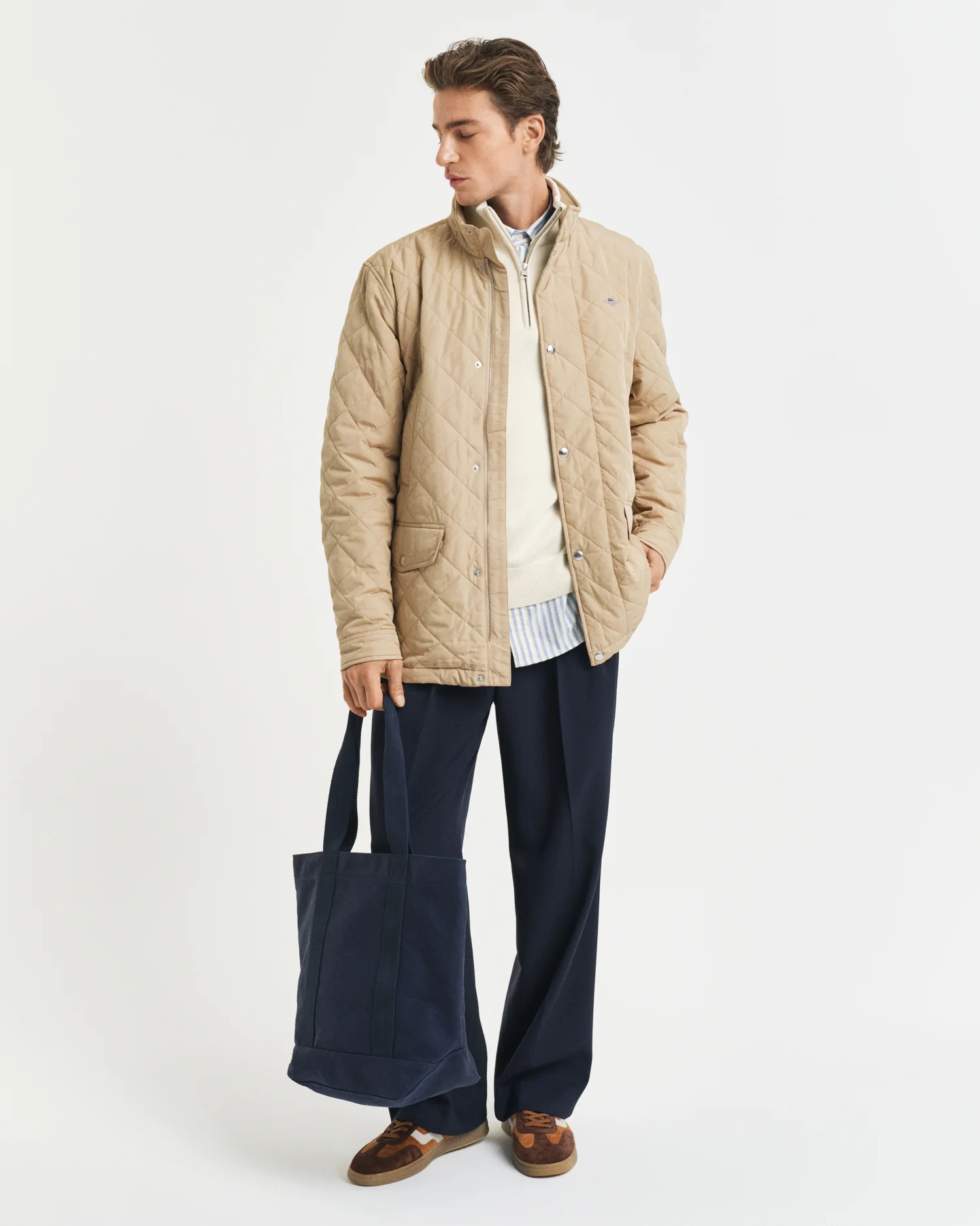 QUILTED WINDCHEATER MID JACKET - Image 8