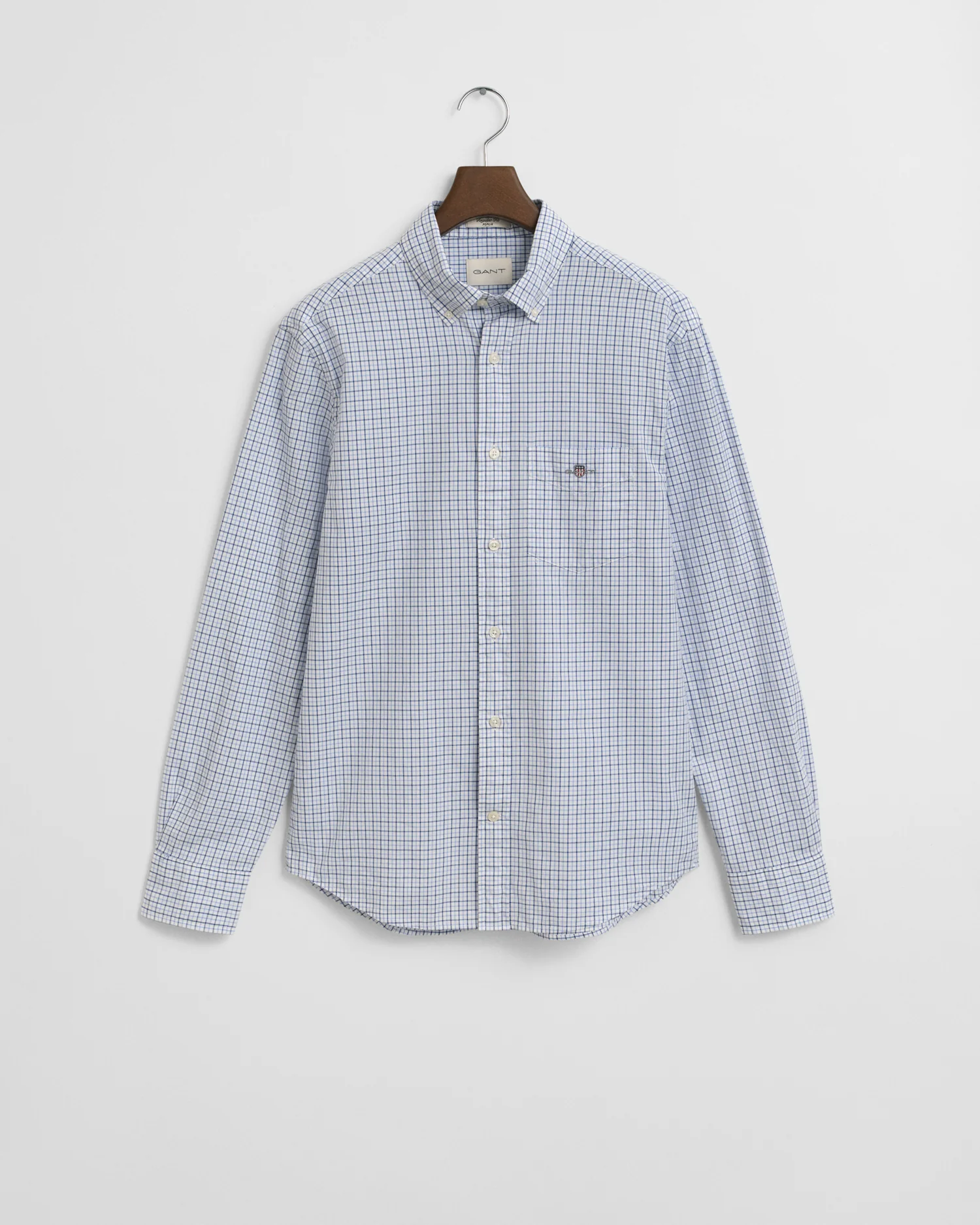 REG CLASSIC POPLIN MICRO CHECK SHIRT - Image 6