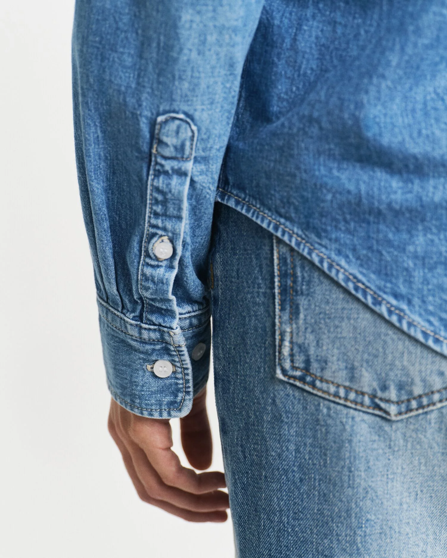 REG DENIM SHIRT - Image 3