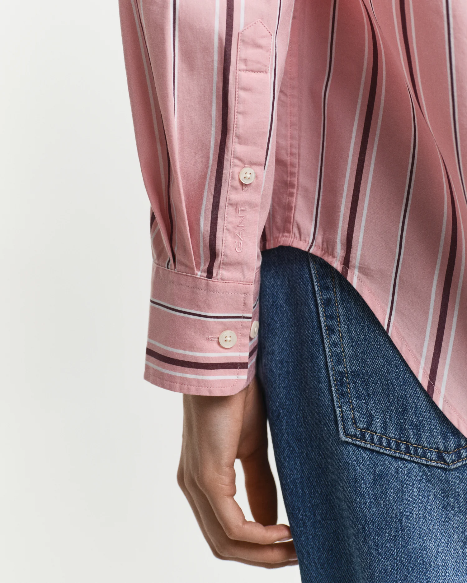 REL CLASSIC POPLIN STRIPED SHIRT - Image 4