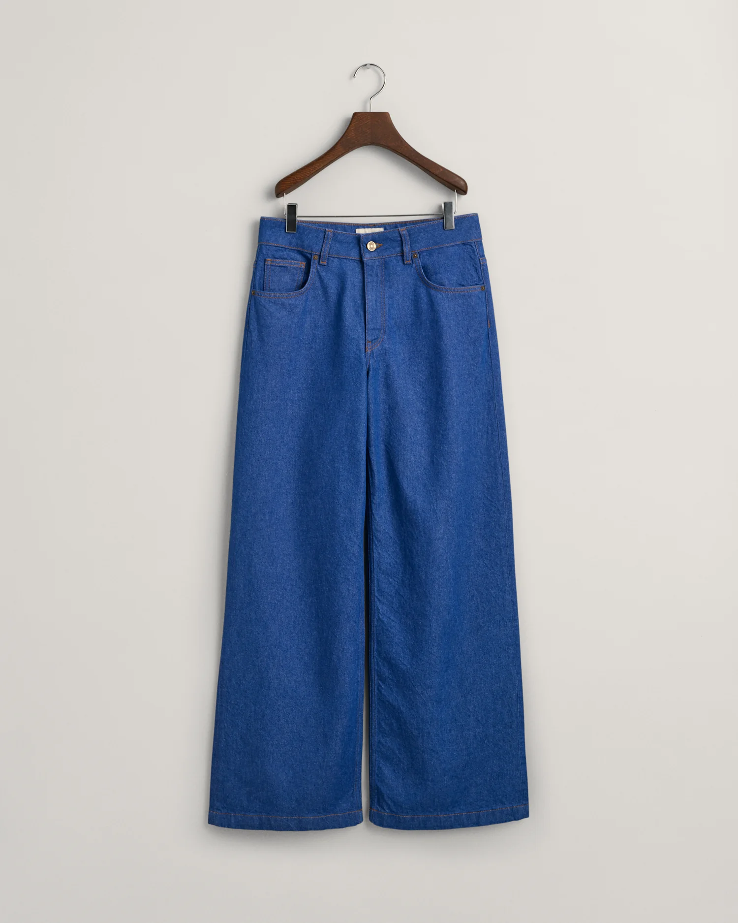 WIDE LEG BRIGHT BLUE JEANS - Image 6