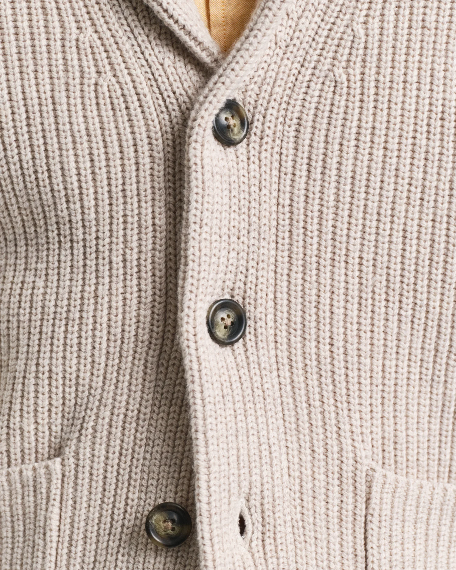 WOOL BLEND SHAWL COLLAR CARDIGAN - Image 3